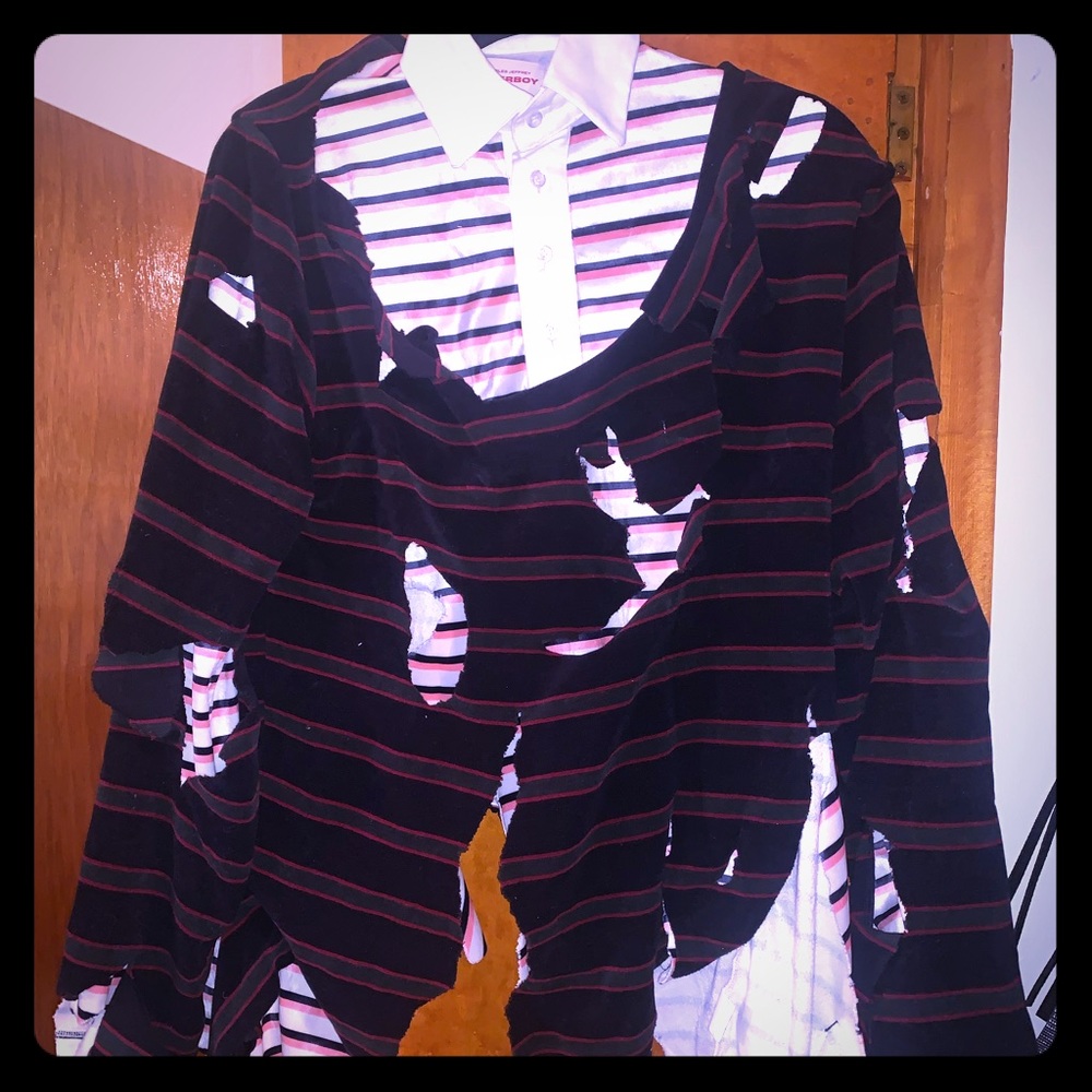 Charles Jeffrey Loverboy Shredded Polo